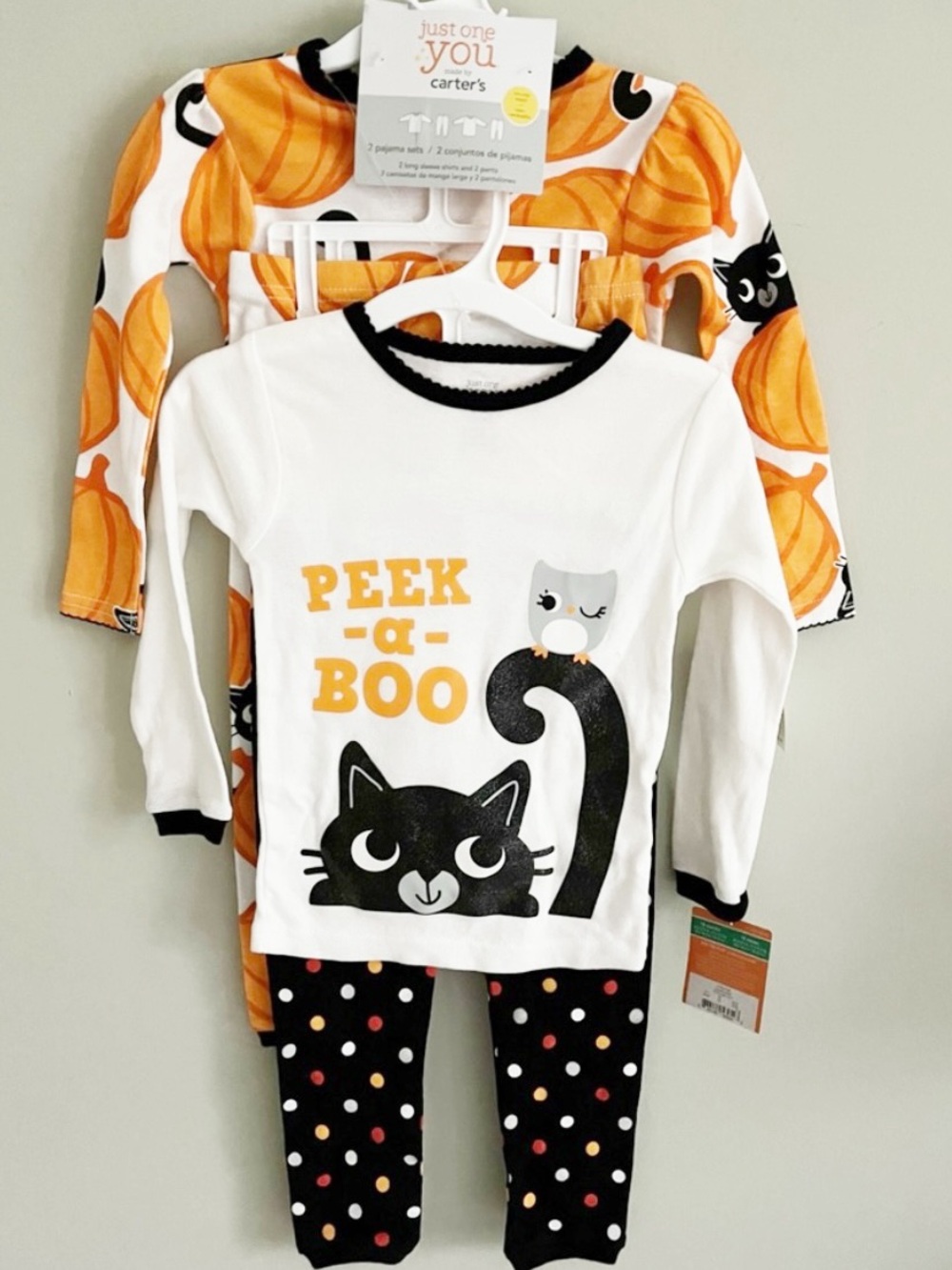 Carter’s Halloween pj set of two NWT